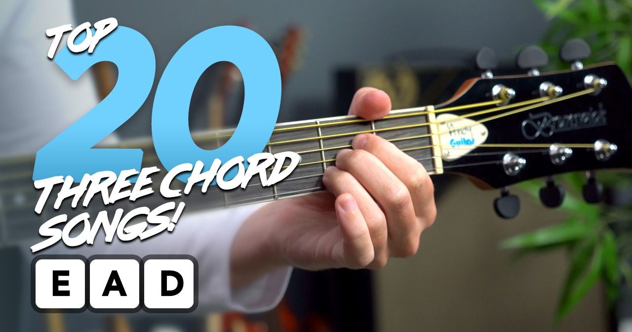 Top 20 Three chord songs - can YOU play 'em all? | Andy Guitar