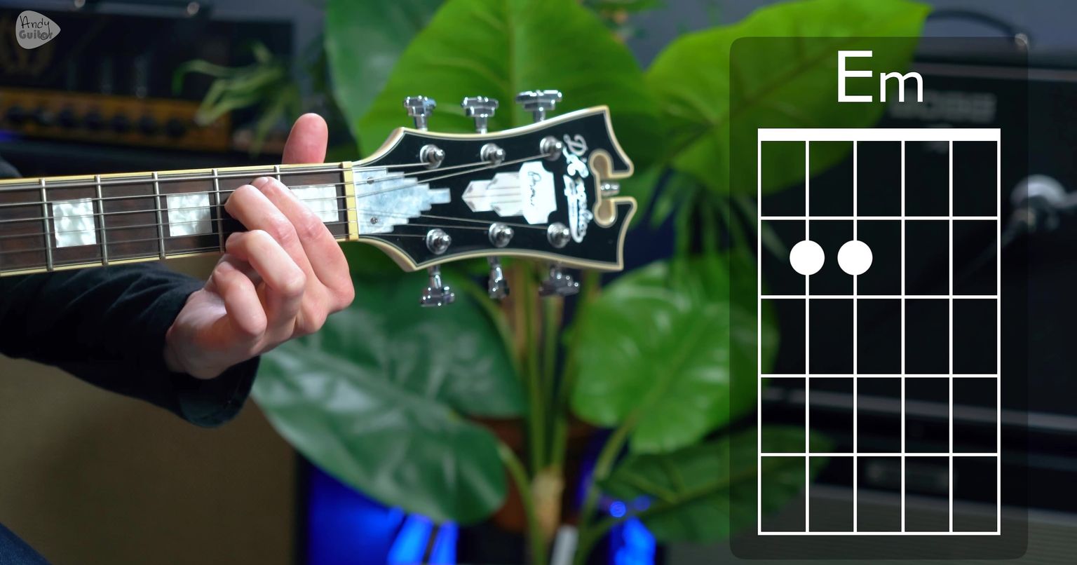 Em Chord for Electric Guitar | Andy Guitar
