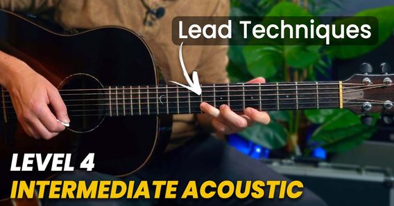 A thumbnail image from one of the modules from Andy Guitar's Intermediate Acoustic Guitar Course