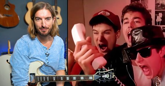 A thumbnail image from a video recently released on Andy Guitar.