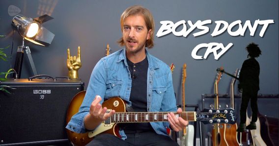 A thumbnail image from a video recently released on Andy Guitar.