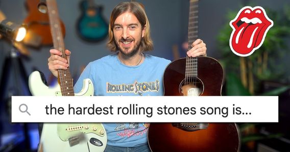 A thumbnail image from a video recently released on Andy Guitar.