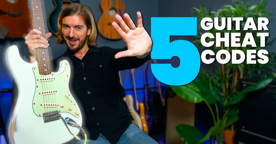 A thumbnail image from a video recently released on Andy Guitar.